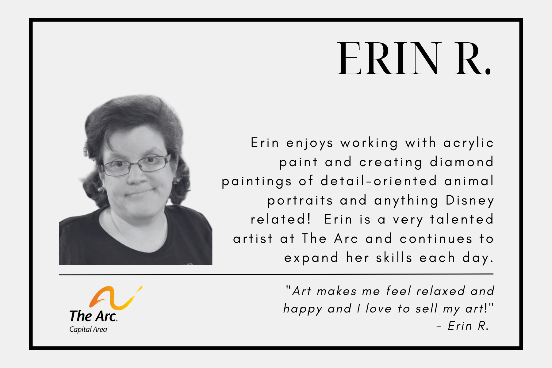 Arc Ambassador: Erin
