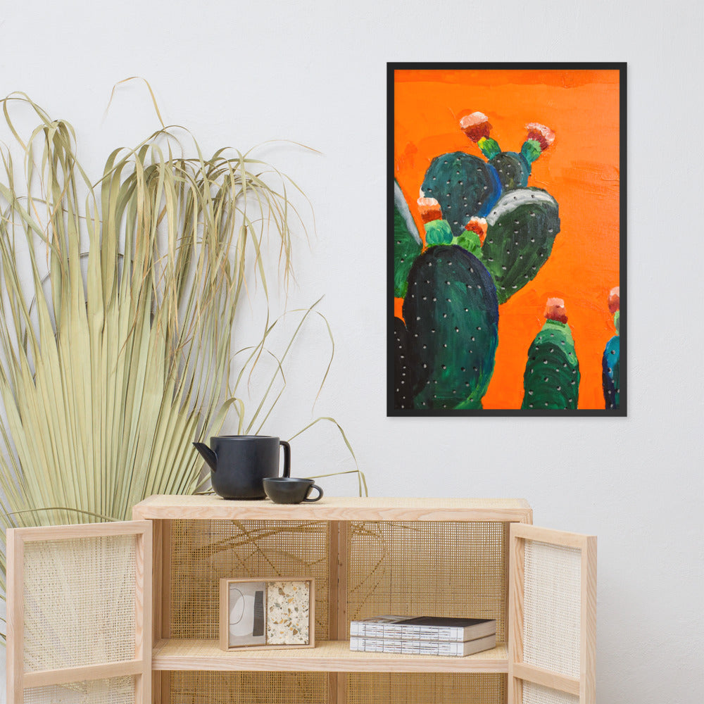 Town of El Paso Framed Poster by Michele R.