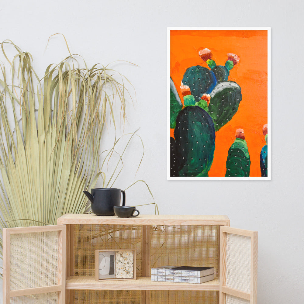 Town of El Paso Framed Poster by Michele R.