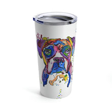 Load image into Gallery viewer, Kratos the Dog Tumbler by Lauren W.
