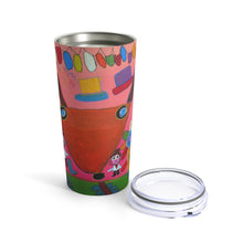 Load image into Gallery viewer, Abstract Longhorn Tumbler by Emily D.
