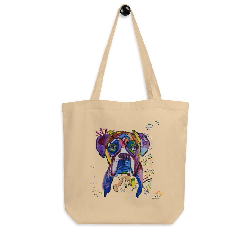 Kratos the Dog Eco Tote Bag by Lauren W.