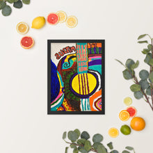 Load image into Gallery viewer, Cool Guitar Framed Poster by Jillian K.
