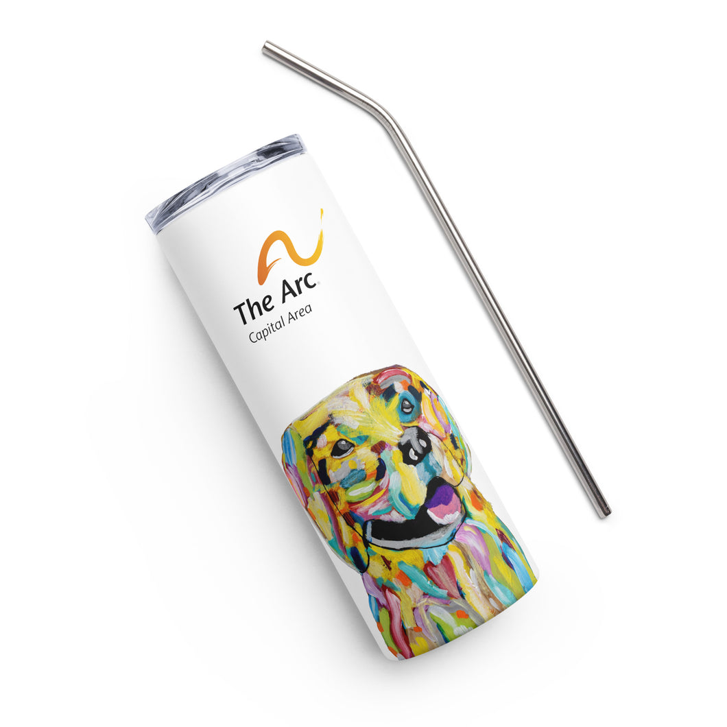 Autism Dog by Ari R. Stainless Steel Tumbler